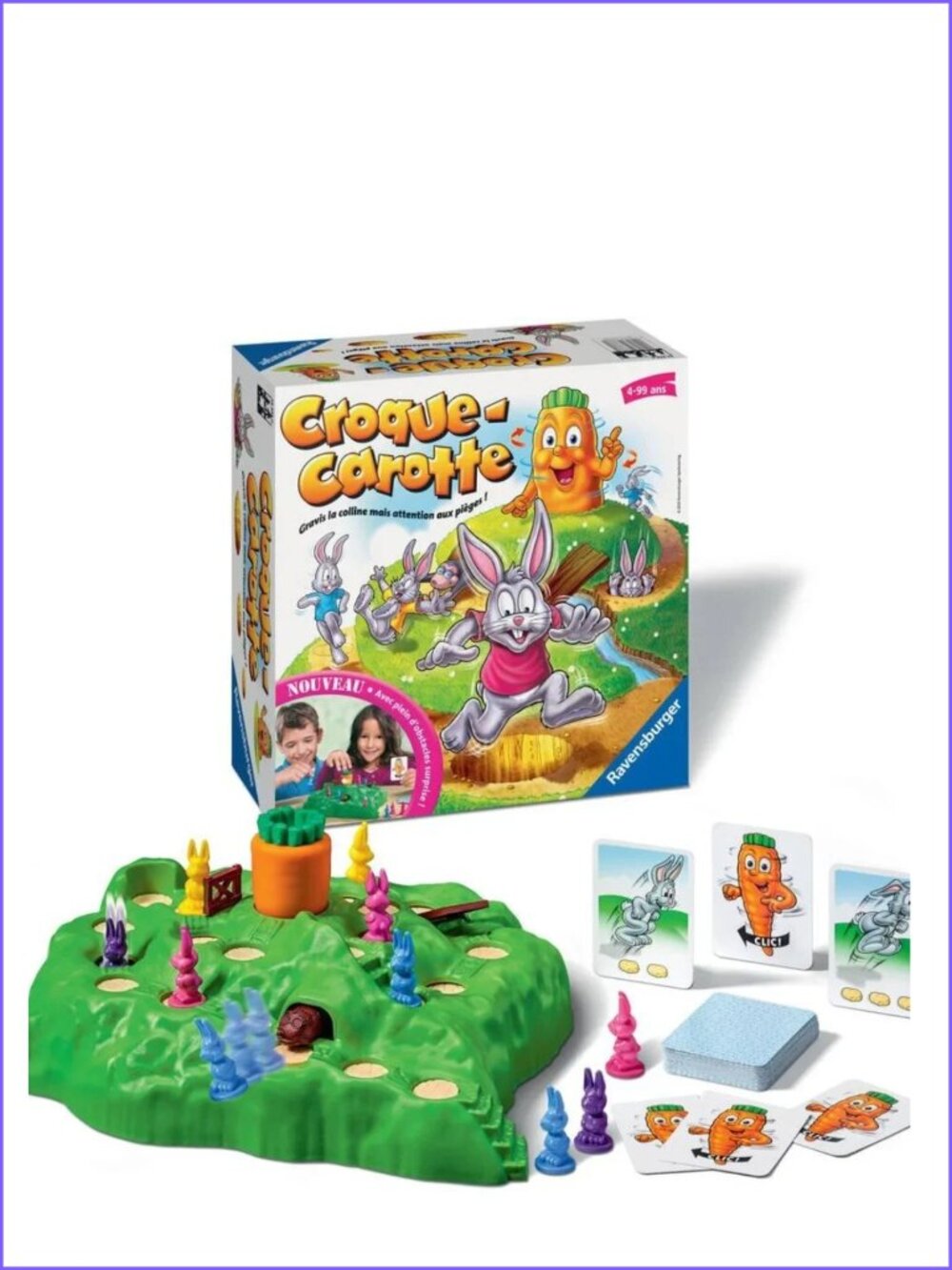 Ravensburger Croque Carotte Kids & Parents obstacle course Game -FR  New In Box